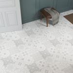 Euro Artisan 8mm Tile Laminate – Vintage Grey Pattern