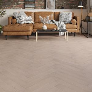 Euro Heritage 8 mm Herringbone Laminate – Smoky Ash Oak