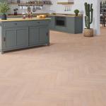 Euro Heritage 8 mm Herringbone Laminate – Arctic White Oak